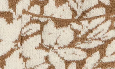 Dr2 By Daniel Rainn Faux Fur Collar Sweater Coatigan In Brown