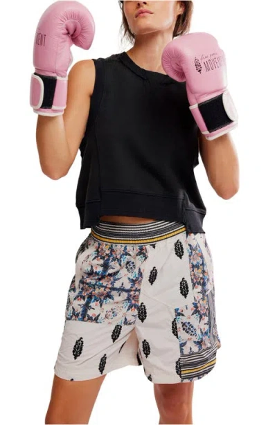 Free People Prime Time Water Resistant Shorts In Gray