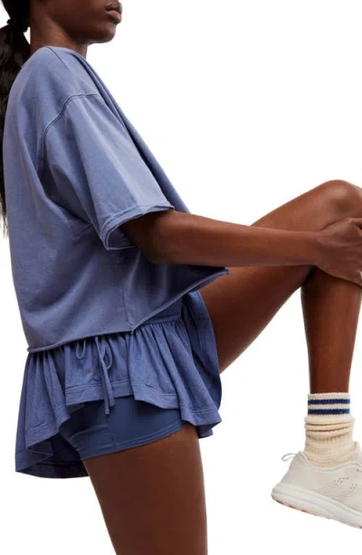 Free People Movement Tempo Flow Shorts In Blue