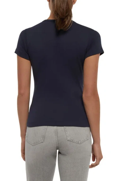 Three Dots Cotton Crewneck T-shirt In Animal Print