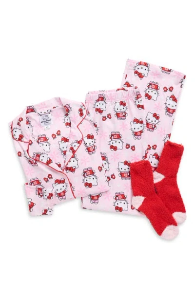 Hello Kitty Pajamas & Socks Set In Multi