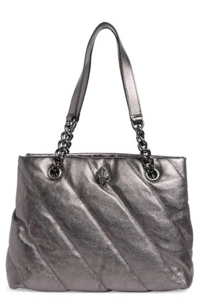 Kurt Geiger London Soho Tote In Gray