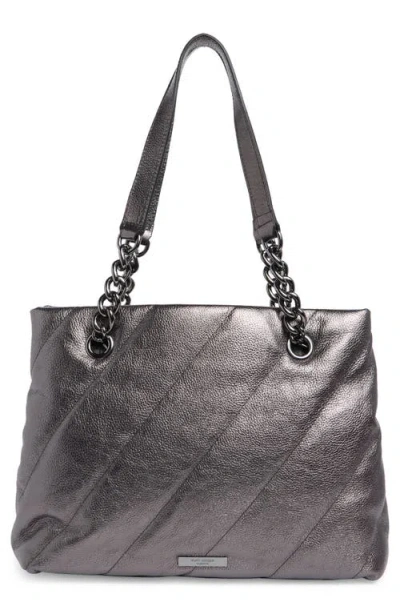 Kurt Geiger London Soho Tote In Gray