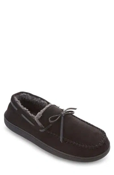 Floopi Faux Fur Lined Slipper In Brown