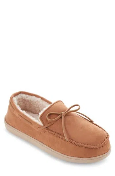 Floopi Faux Fur Lined Slipper In Brown