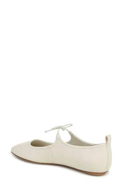 Franco Sarto Trosta Mary Jane Ballet Flat In White