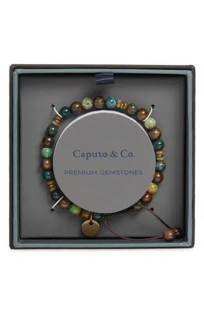 Caputo & Co Balance Semiprecious Stone Bracelet In Multi