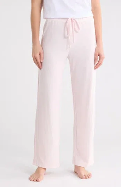Jaclyn Wide Leg Pajama Pants In Pink