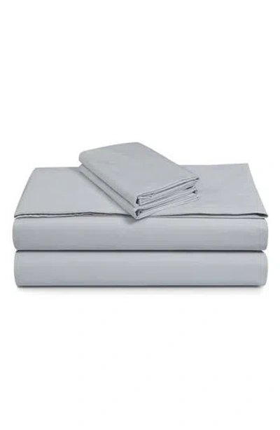 Azores Home 300 Thread Count Cotton Percale Sheet Set In Gray