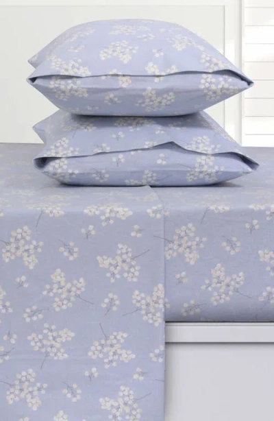 Azores Home Set Of 2 Cotton Flannel Pillowcases In Multi