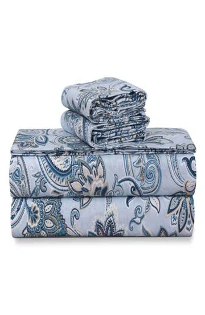 Azores Home Set Of 2 Cotton Flannel Pillowcases In Multi