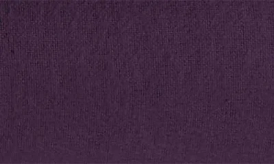 Azores Home Solid Cotton Flannel Sheet Set In Purple