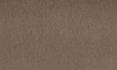 Azores Home Solid Cotton Flannel Sheet Set In Brown