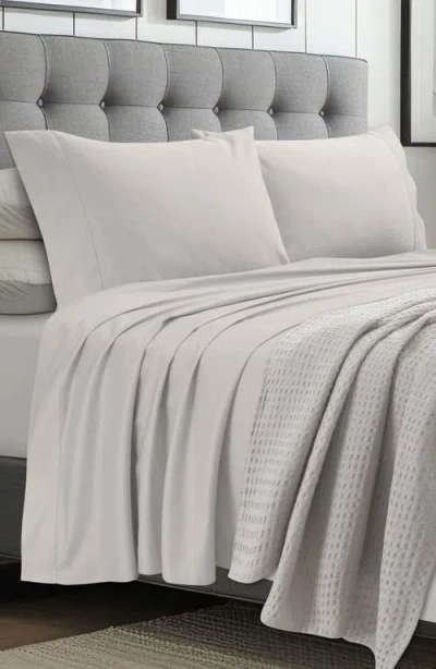 Azores Home 1000 Thread Count Cotton Sateen Sheet Set In Gray