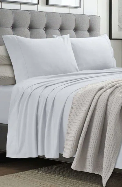 Azores Home 1000 Thread Count Cotton Sateen Sheet Set In White