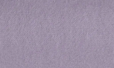 Azores Home Solid Cotton Flannel Sheet Set In Purple