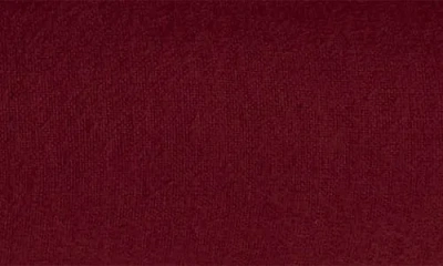 Azores Home Solid Cotton Flannel Sheet Set In Red