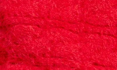 Beivy Oversize Off The Shoulder Sweater In Red