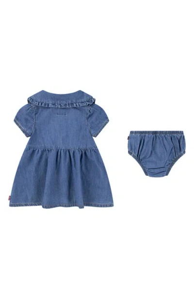 Levi's Denim Shirt Dress & Bloomers In Blue