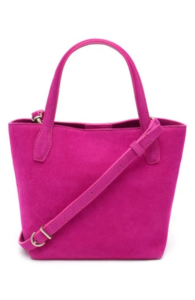 New Amsterdam Leatherworks Asher Tote Crossbody Bag In Pink