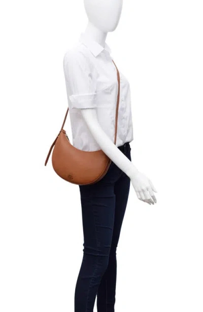 New Amsterdam Leatherworks Silas Leather Crossbody Bag In Brown