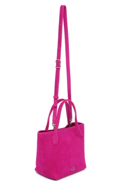New Amsterdam Leatherworks Asher Tote Crossbody Bag In Pink
