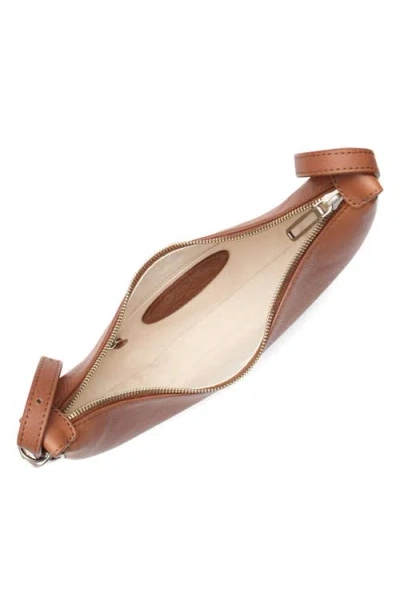 New Amsterdam Leatherworks Silas Leather Crossbody Bag In Brown