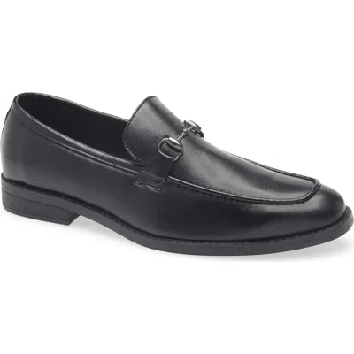 Geoffrey Beene Faux Leather Loafer In Black
