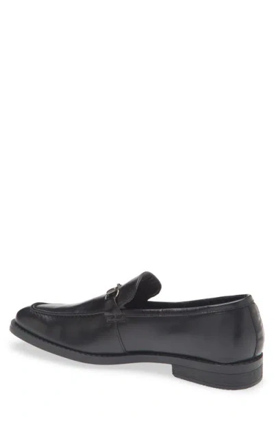 Geoffrey Beene Faux Leather Loafer In Black