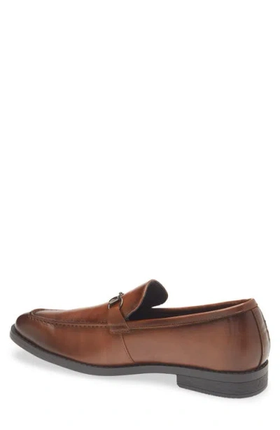 Geoffrey Beene Faux Leather Loafer In Brown