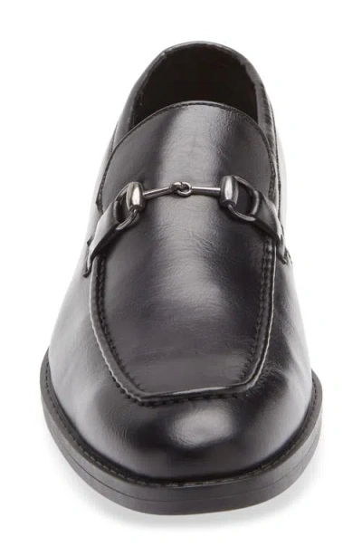 Geoffrey Beene Faux Leather Loafer In Black