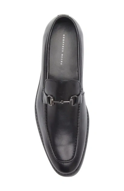 Geoffrey Beene Faux Leather Loafer In Black