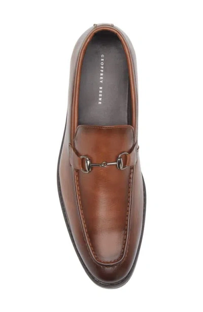 Geoffrey Beene Faux Leather Loafer In Brown