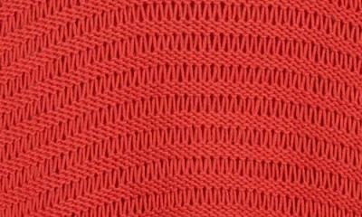 Eileen Fisher Crewneck Oversize Organic Cotton Sweater In Red