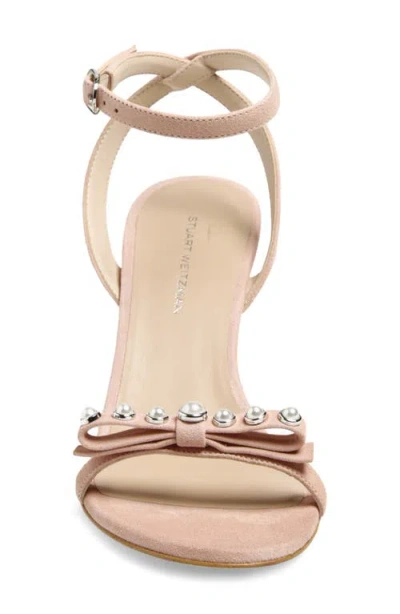 Stuart Weitzman Luella Ankle Strap Sandal In Pink