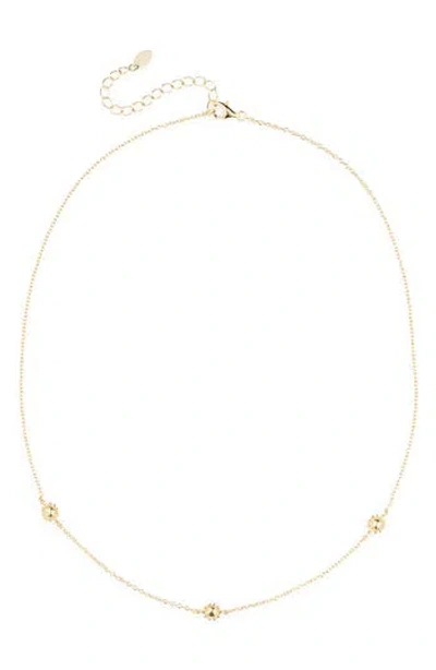Argento Vivo Modern Relic Frontal Necklace In Gold