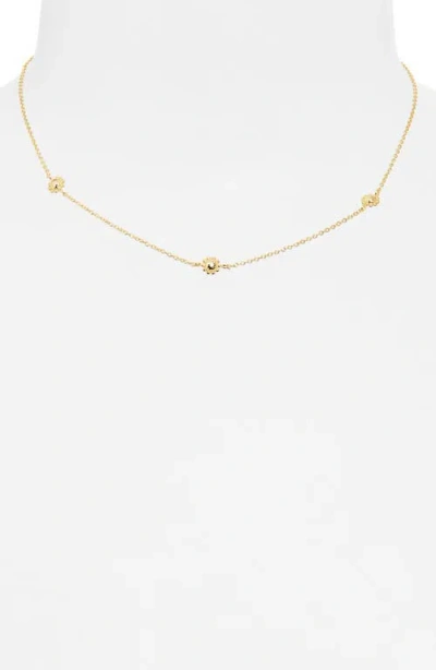 Argento Vivo Modern Relic Frontal Necklace In Gold
