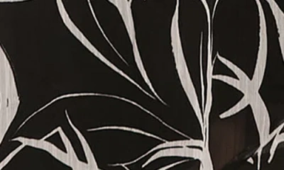 London Times Cold Shoulder Wrap Maxi Dress In Black