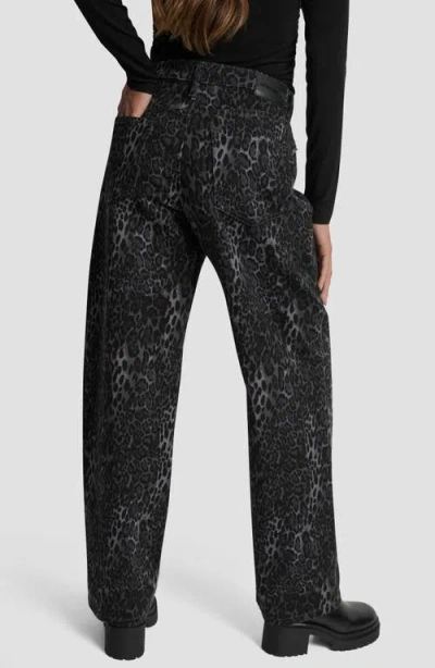 Dkny Jeans Mid Rise Relaxed Jeans In Black