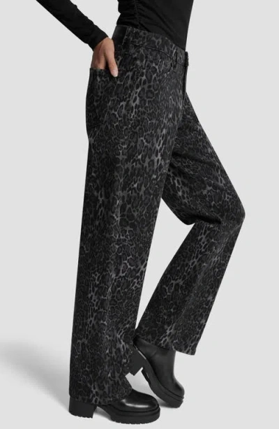 Dkny Jeans Mid Rise Relaxed Jeans In Black