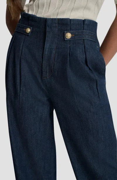 Dkny Jeans High Rise Denim Trousers In Red