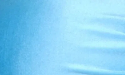 L*space Lspace Luminescent Strapless Bikini Top In Blue