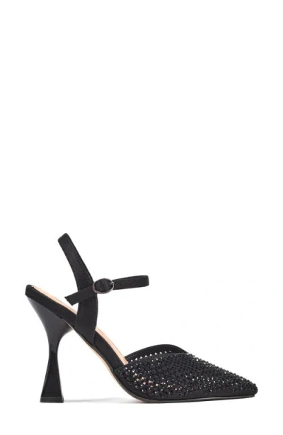 Lady Couture Tango Crystal Embellished Pump In Black
