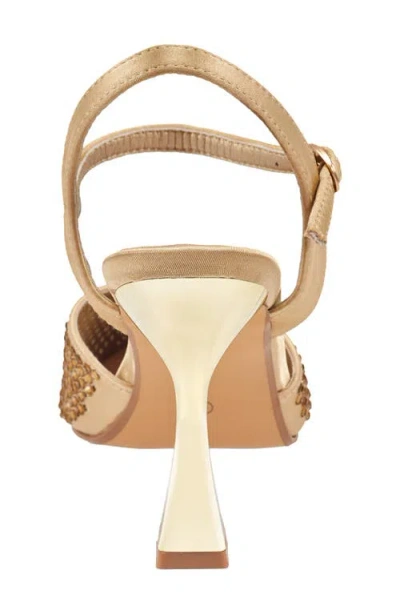 Lady Couture Tango Crystal Embellished Pump In Gold