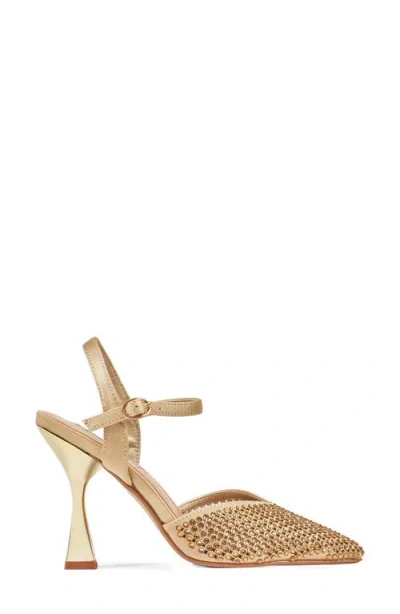 Lady Couture Tango Crystal Embellished Pump In Gold
