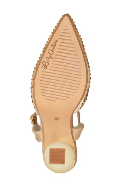 Lady Couture Tango Crystal Embellished Pump In Gold