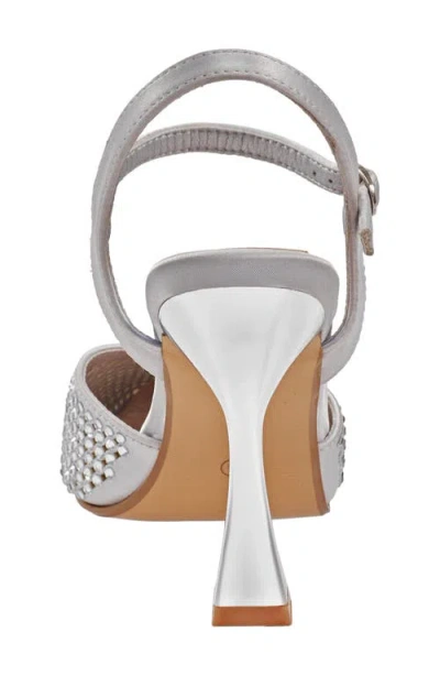 Lady Couture Tango Crystal Embellished Pump In Silver