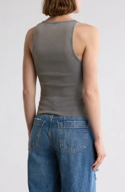 Bdg Urban Outfitters Ryan Henley Rib Tank Top In Gray
