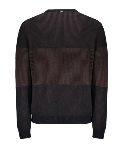 Herno Long-sleeved Sweater In Black