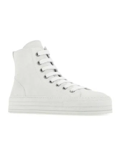 Ann Demeulemeester Flat Sole Modern High-top Sneakers In Multi